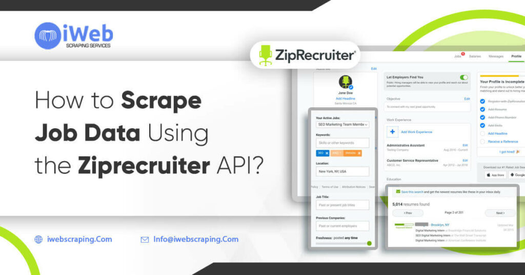 scrape-job-data-ziprecruiter-api