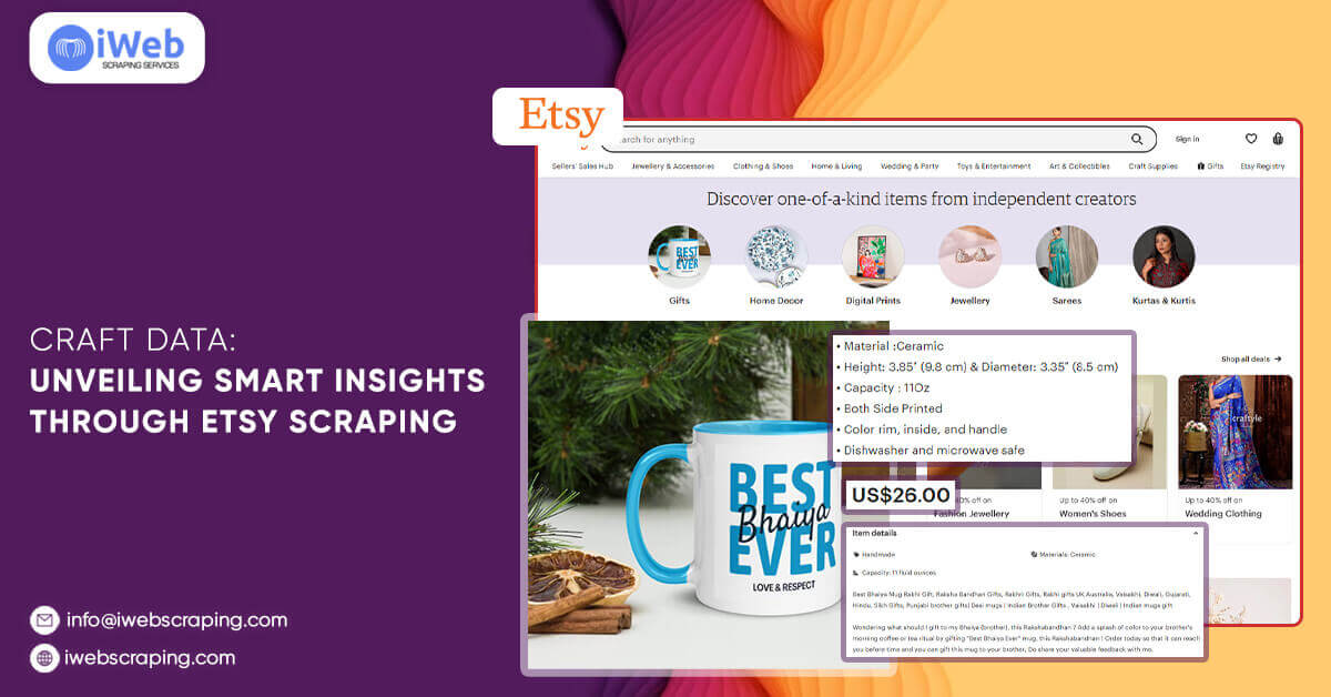 Craft Data Unveiling Smart Insights through Etsy Scraping